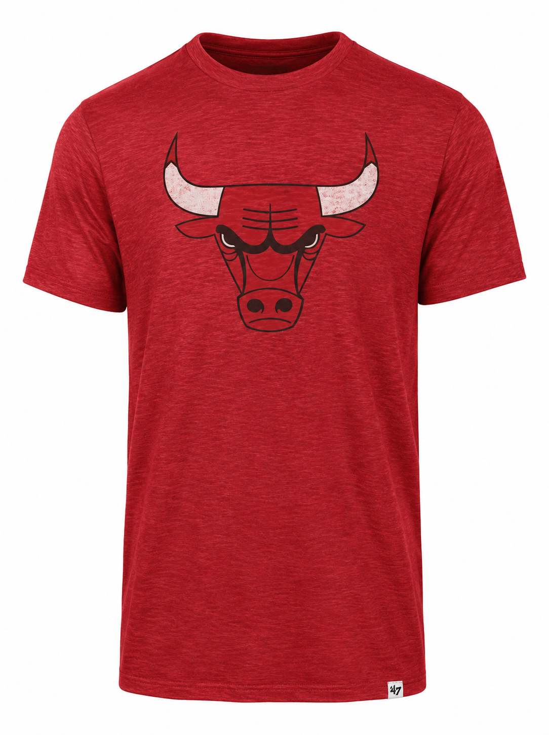 Mens Chicago Bulls Rescue Red Scrum T-Shirt By 47 Brand product image 1, provided for visual reference and product detail