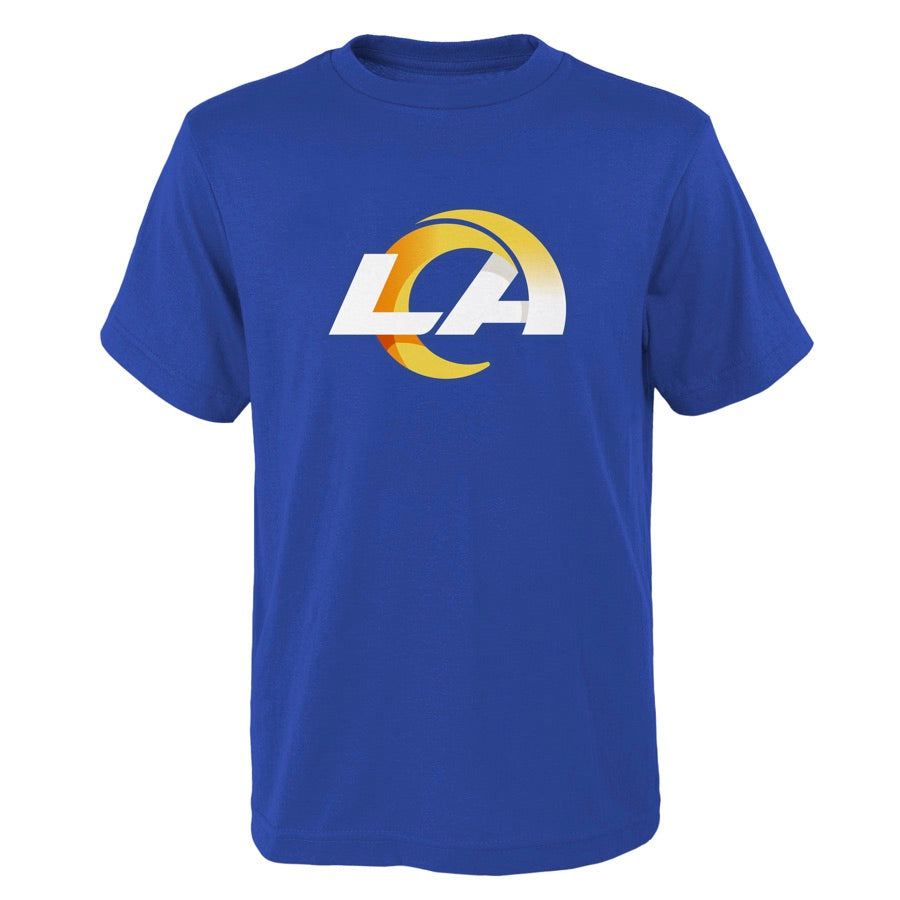 Los Angeles Rams Stadium Logo Short Dri-Tec T-Shirt By New Era for Men product image 1, provided for visual reference and