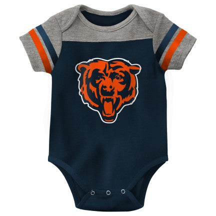 Newborn/Infant Khalil Mack Chicago Bears Name And Number Short Sleeve Creeper product image 2, provided for visual reference