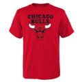 Child Chicago Bulls Red Primary Logo T-Shirt product image 1, provided for visual reference and product detail review