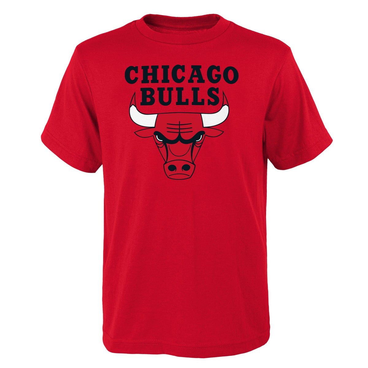 Child Chicago Bulls Red Primary Logo T-Shirt product image 1, provided for visual reference and product detail review