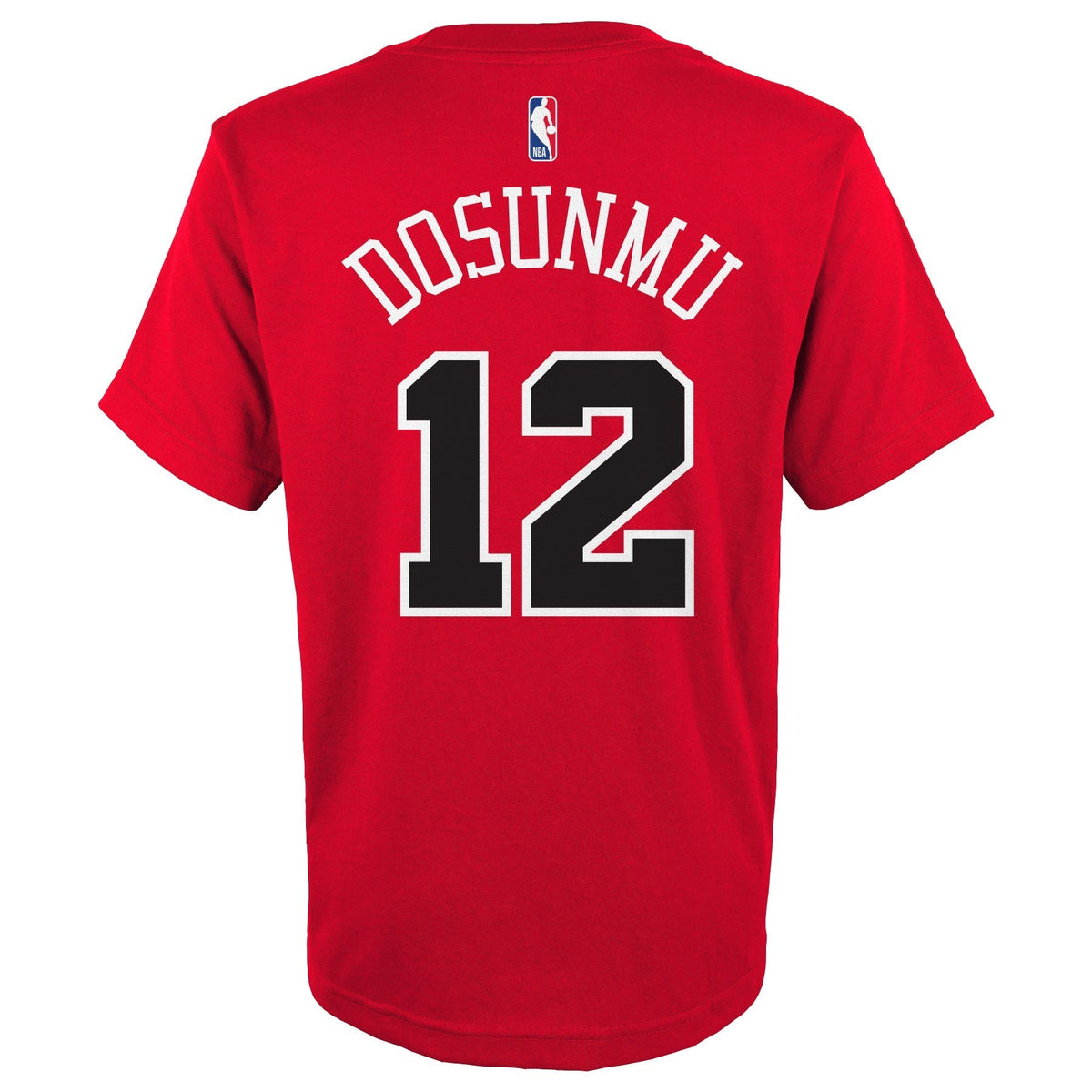 Toddler Ayo Dosunmu Chicago Bulls Name And Number T-Shirt product image 3, provided for visual reference and product detail