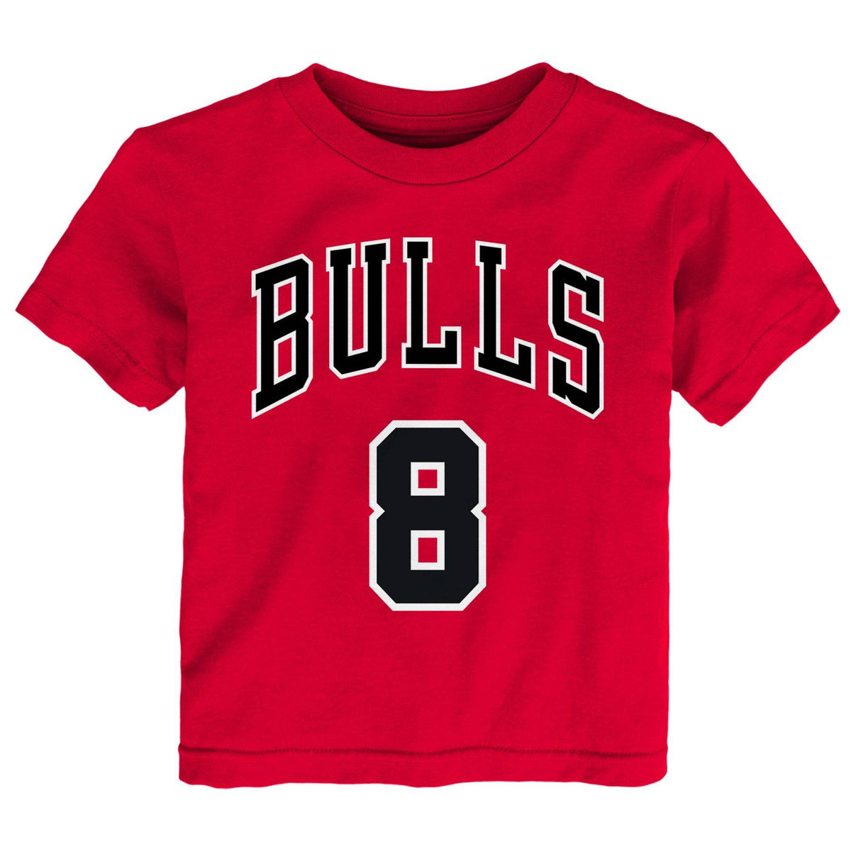 Child Zach Lavine Chicago Bulls Name And Number T-Shirt product image 2, provided for visual reference and product detail