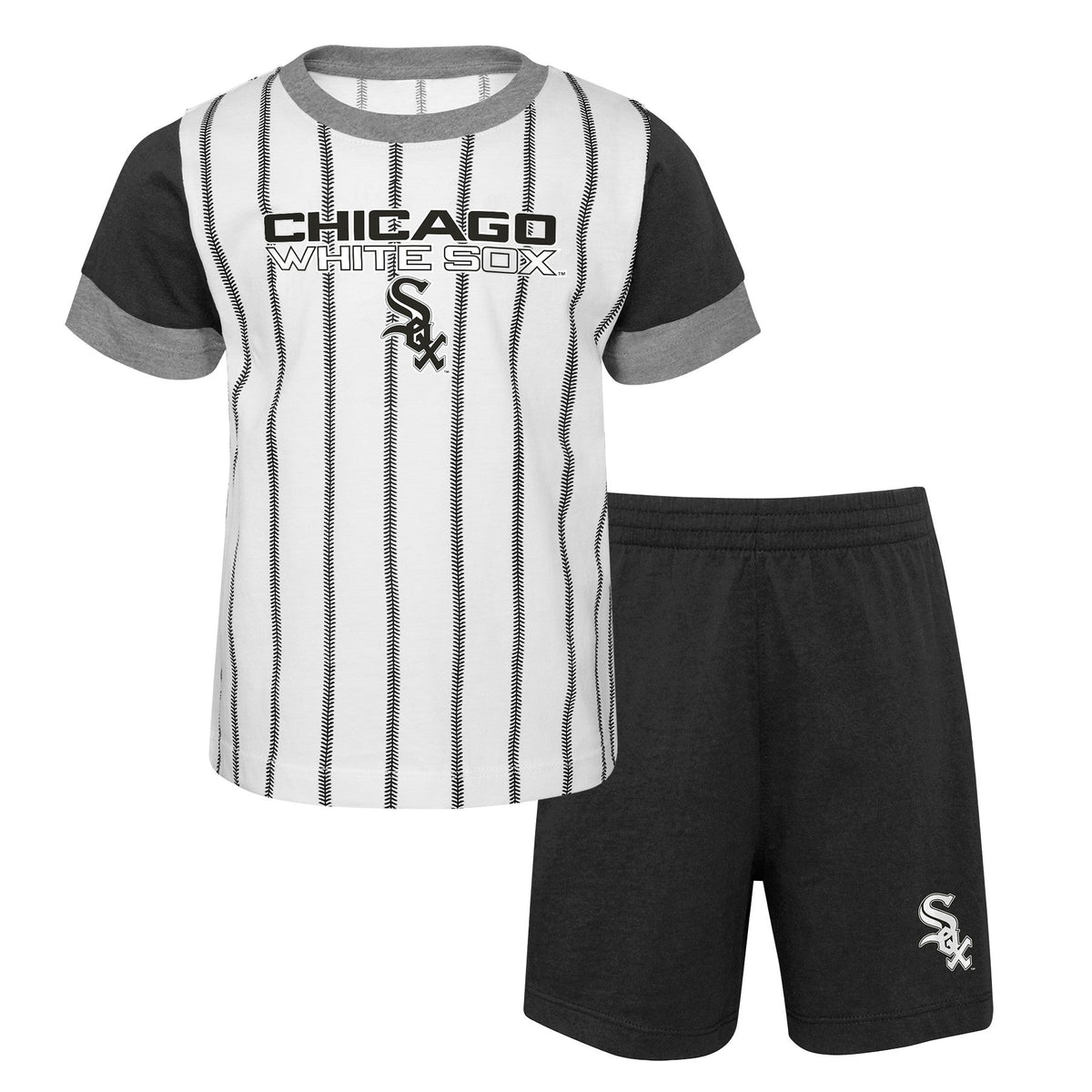 Infant MLB Chicago White Sox Position Player Short Sleeve & Shorts Set product image 1, provided for visual reference and