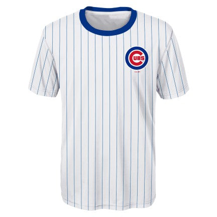 Youth Chicago Cubs Javier Baez White/Royal Cooperstown Player Sublimated Jersey Top product image 2, provided for visual