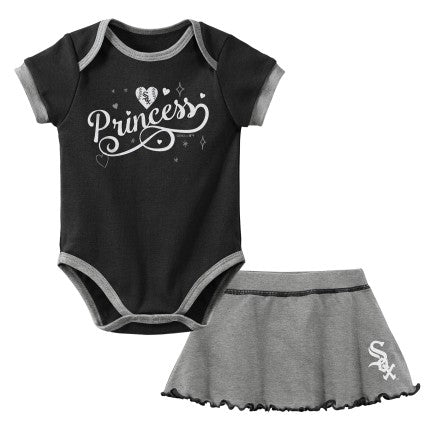 Infant Girls Chicago White Sox Dream Big Skirt Set product image 1, provided for visual reference and product detail review