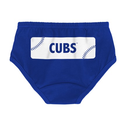 Infant MLB Chicago Cubs Relay Short Sleeve & Diaper Set product image 3, provided for visual reference and product detail