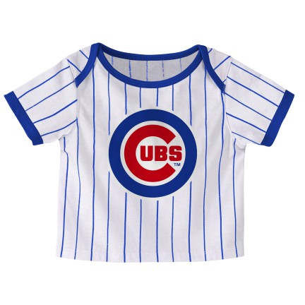Infant MLB Chicago Cubs Relay Short Sleeve & Diaper Set product image 2, provided for visual reference and product detail