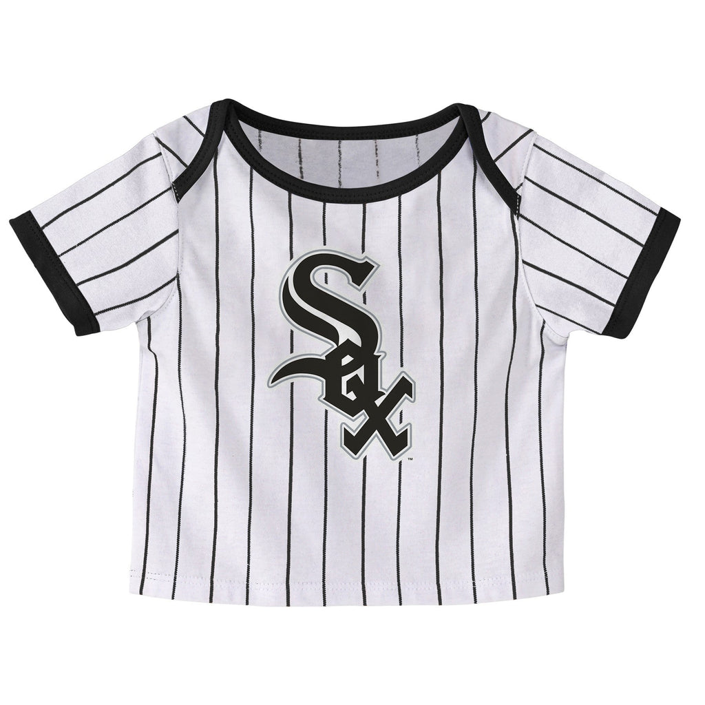 Infant MLB Chicago White Sox Relay Short Sleeve & Diaper Set product image 2, provided for visual reference and product