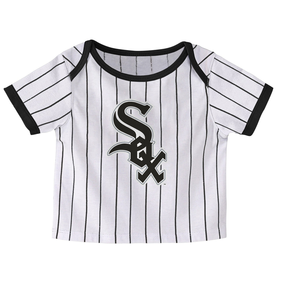 Infant MLB Chicago White Sox Relay Short Sleeve & Diaper Set product image 2, provided for visual reference and product