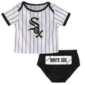 Infant MLB Chicago White Sox Relay Short Sleeve & Diaper Set product image 1, provided for visual reference and product