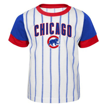 Infant MLB Chicago Cubs Position Player Short Sleeve & Shorts Set product image 2, provided for visual reference and product