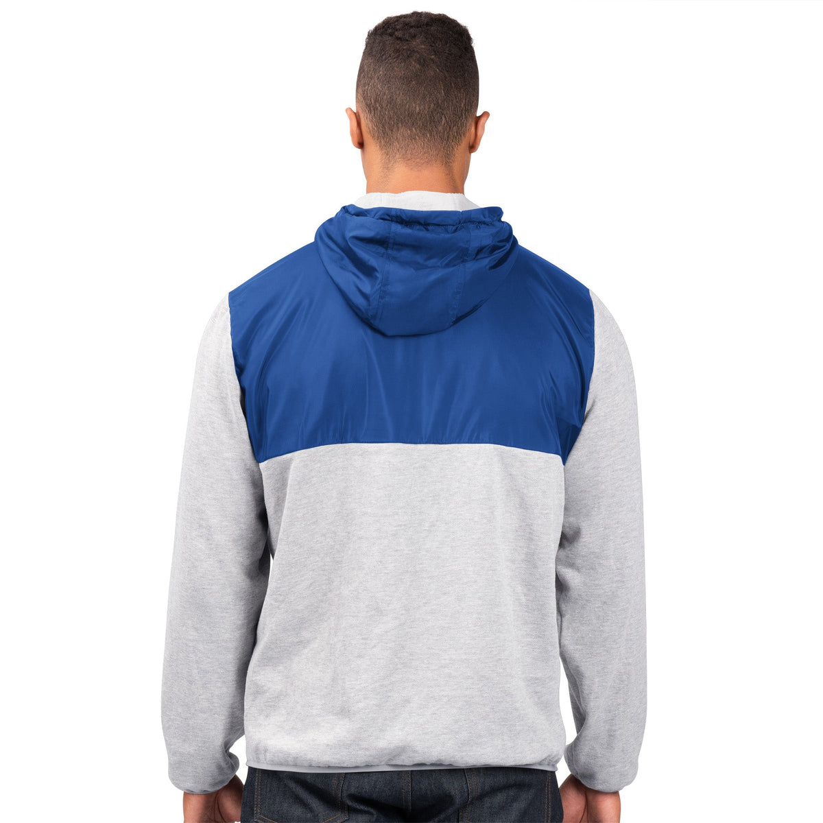 Chicago Cubs Cotton Poly Full-Zip Jacket for Men product image 2, provided for visual reference and product detail review