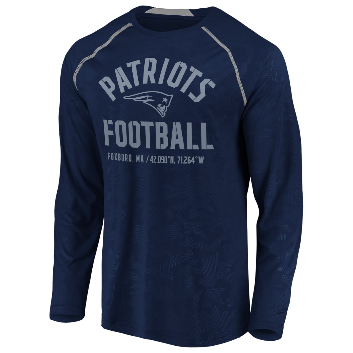 New England Patriots Team Destination Long Sleeve Fanatics Performance T-Shirt for Men product image 2, provided for visual