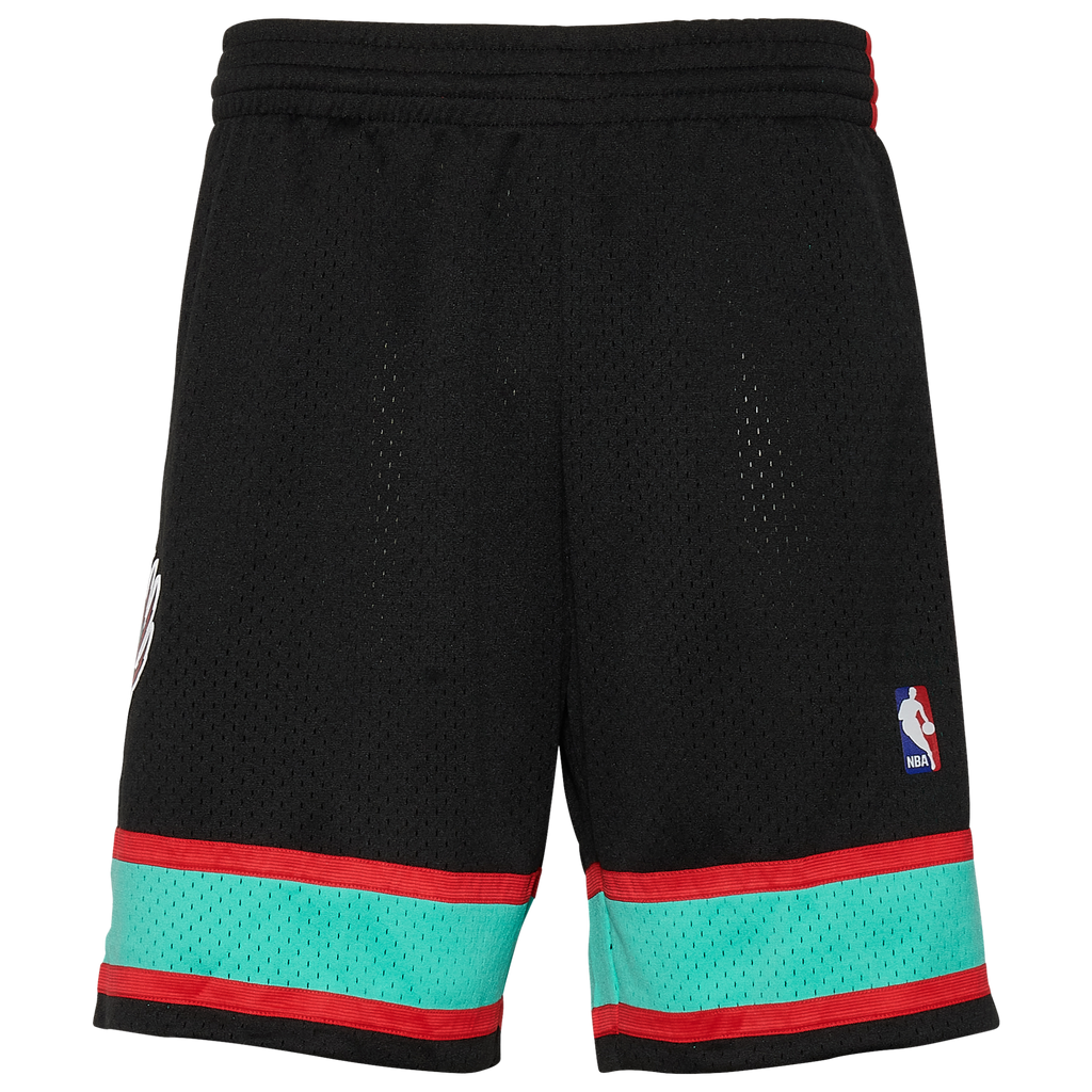 Vancouver Grizzlies Mitchell & Ness Hardwood Classics Team Swingman Shorts - Black for Men product image 2, provided for