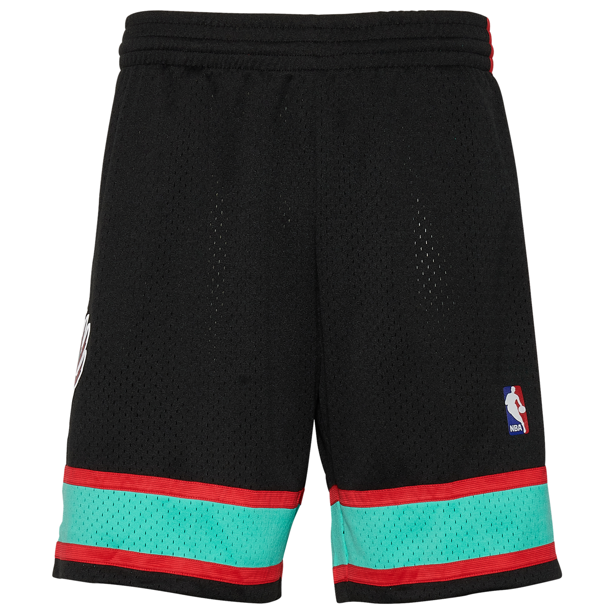 Vancouver Grizzlies Mitchell & Ness Hardwood Classics Team Swingman Shorts - Black for Men product image 2, provided for