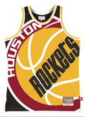 Houston Rockets Mitchell & Ness Black Hardwood Classics Blown Out Fashion Jersey for Men product image 1, provided for