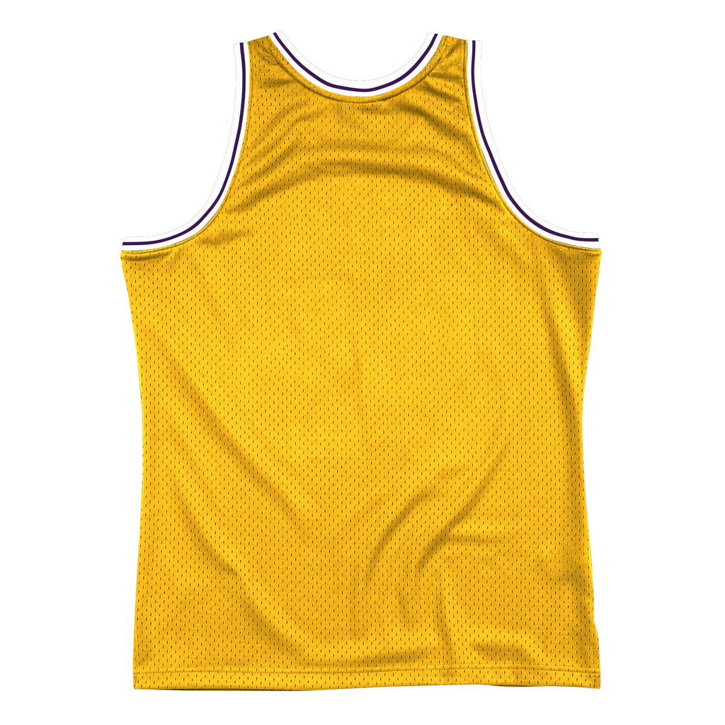Los Angeles Lakers Mitchell & Ness Gold Hardwood Classics Blown Out Fashion Jersey for Men product image 2, provided for