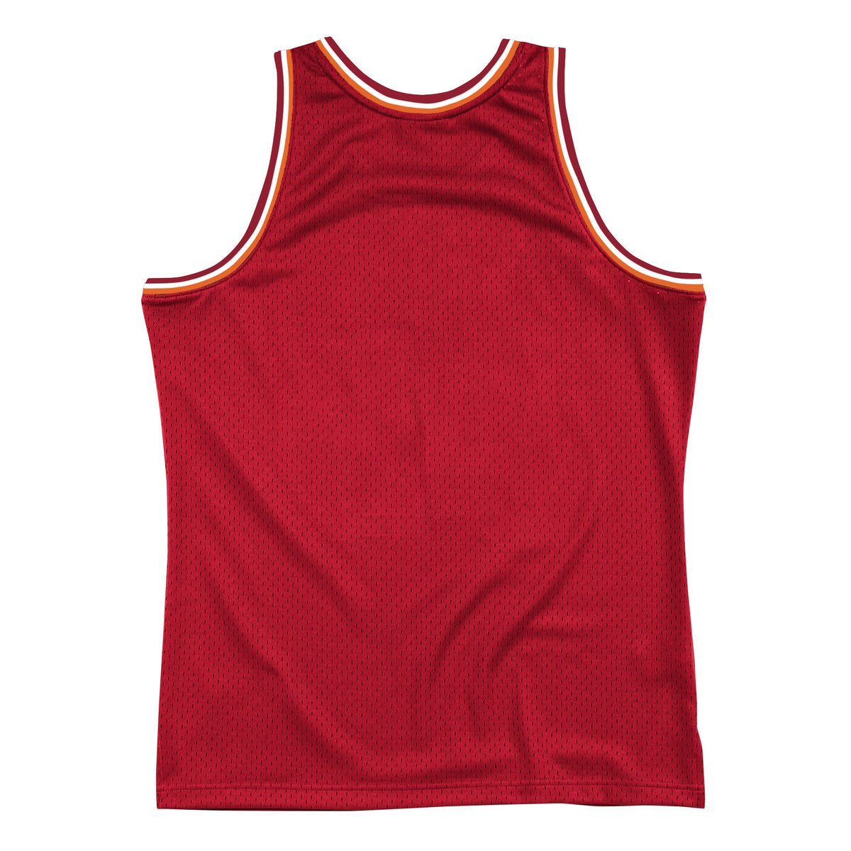 Miami Heat Mitchell & Ness Red Hardwood Classics Blown Out Fashion Jersey for Men product image 2, provided for visual