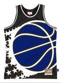 Orlando Magic Mitchell & Ness Black Hardwood Classics Blown Out Fashion Jersey for Men product image 1, provided for visual