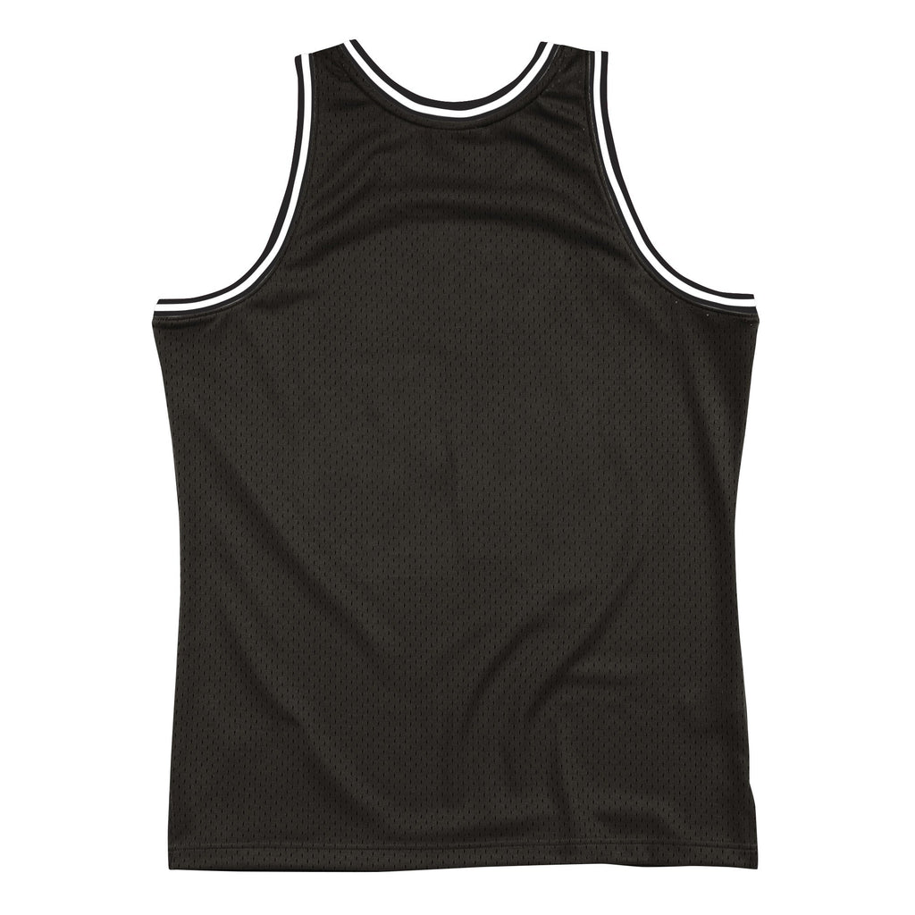 Orlando Magic Mitchell & Ness Black Hardwood Classics Blown Out Fashion Jersey for Men product image 2, provided for visual