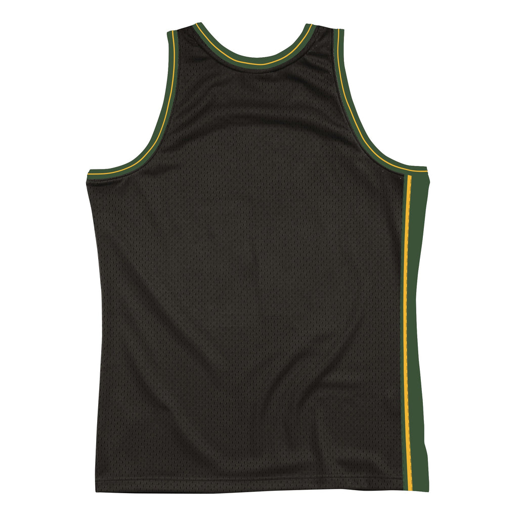 Seattle SuperSonics Mitchell & Ness Black Hardwood Classics Blown Out Fashion Jersey for Men product image 2, provided for