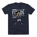 500 Level Justin Fields Chicago Bears NFLPA Cartoon Navy T-Shirt for Men product image 1, provided for visual reference and