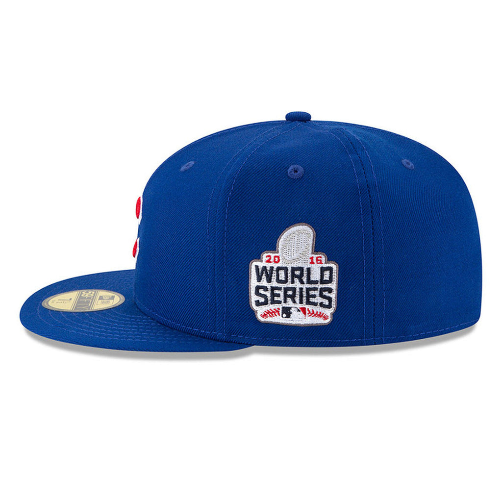Men’s New Era Chicago Cubs Cooperstown Collection 2016 World Series Champions Wool Fitted 59FIFTY Cap product image 3,