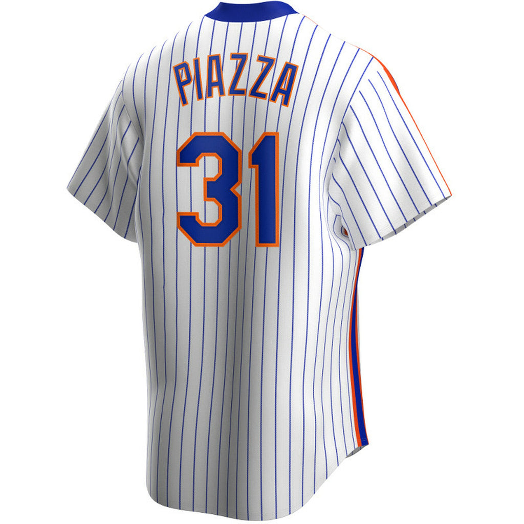 Men’s Nike Mike Piazza New York Mets Cooperstown Collection Royal Pinstripe Replica Jersey product image 3, provided for