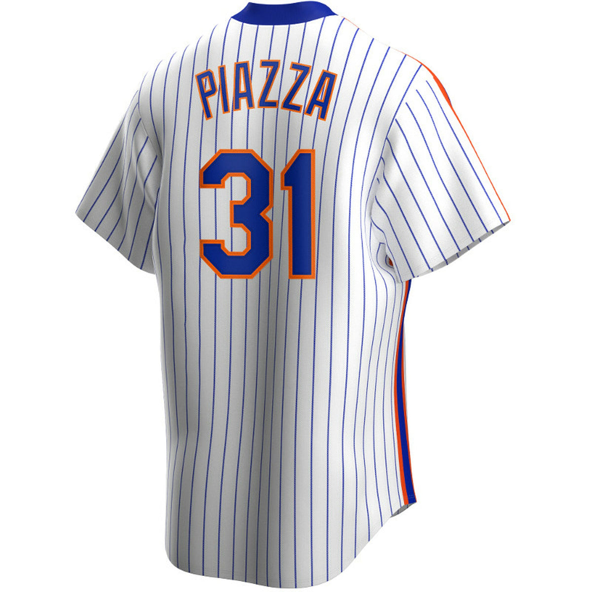 Men’s Nike Mike Piazza New York Mets Cooperstown Collection Royal Pinstripe Replica Jersey product image 3, provided for