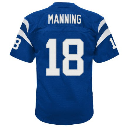 Youth Indianapolis Colts Peyton Manning 1998 Mitchell & Ness Royal Blue Retired Player Vintage Replica Jersey product image