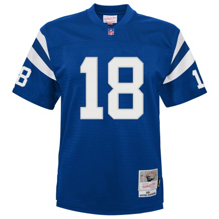 Youth Indianapolis Colts Peyton Manning 1998 Mitchell & Ness Royal Blue Retired Player Vintage Replica Jersey product image