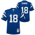 Youth Indianapolis Colts Peyton Manning 1998 Mitchell & Ness Royal Blue Retired Player Vintage Replica Jersey product image