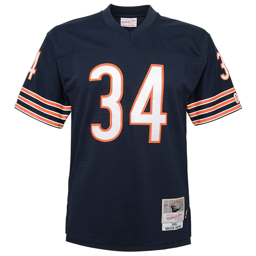 Youth Chicago Bears Walter Payton Mitchell & Ness Navy 1985 Retired Player Vintage Replica Jersey product image 3, provided
