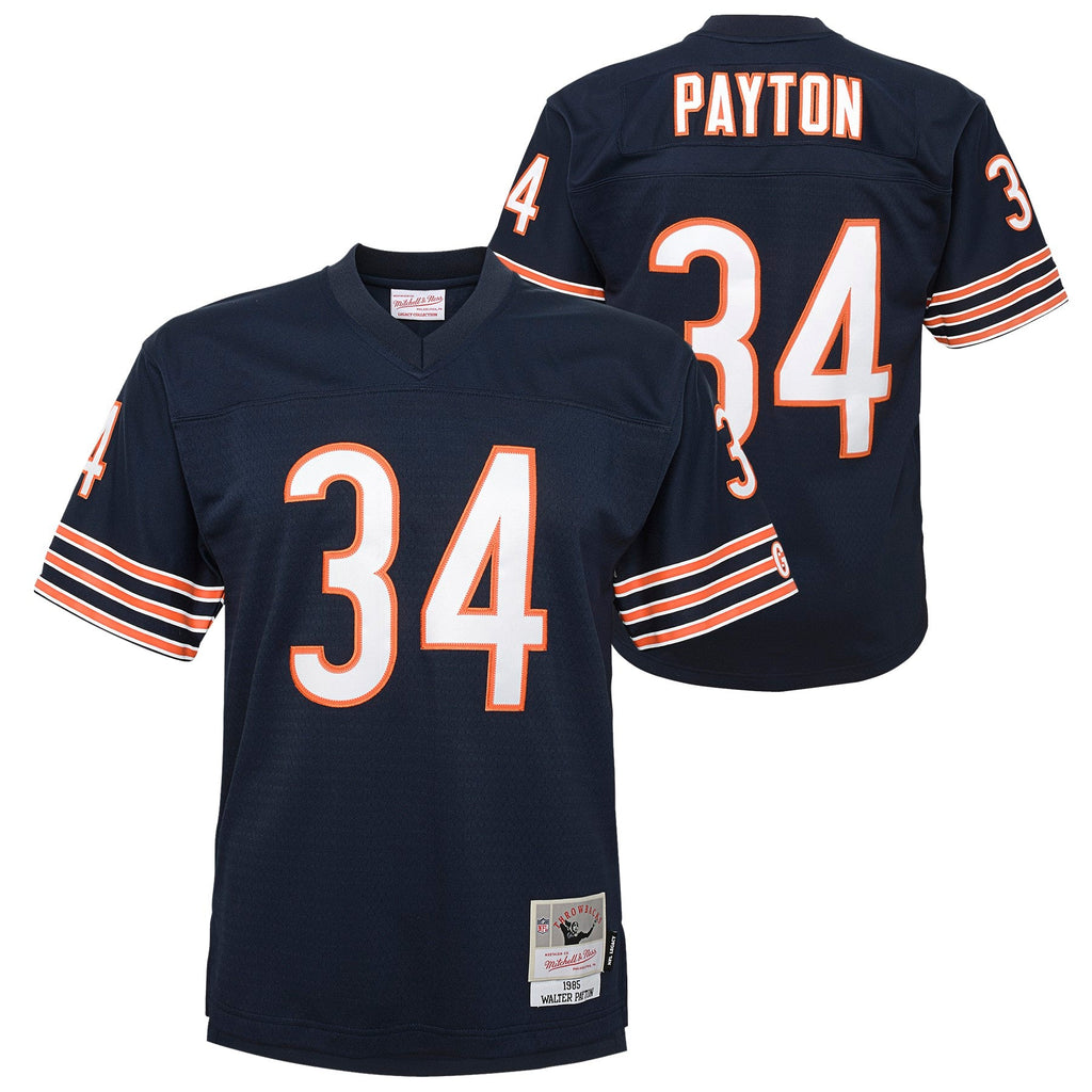 Youth Chicago Bears Walter Payton Mitchell & Ness Navy 1985 Retired Player Vintage Replica Jersey product image 1, provided