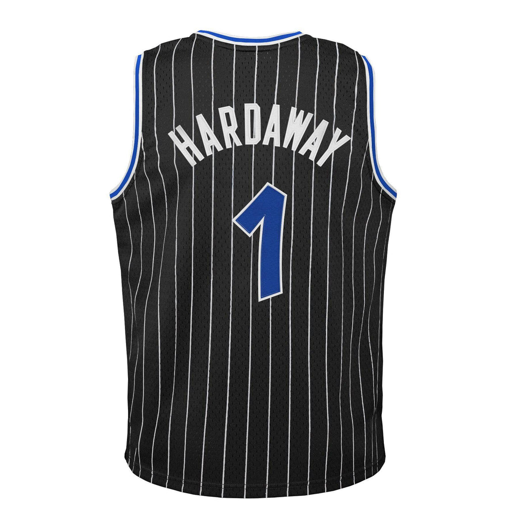Youth Orlando Magic Anfernee Penny Hardaway Mitchell & Ness 1994 NBA Black Hardwood Classic Swingman Jersey product image 3,
