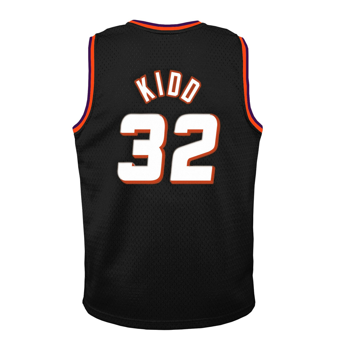 Youth Phoenix Suns Jason Kidd Mitchell & Ness Black 1996-97 Hardwood Classics Swingman Jersey product image 3, provided for