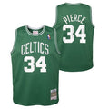 Youth Boston Celtics Paul Pierce Mitchell & Ness Kelly Green 2007-08 Hardwood Classics Swingman Jersey product image 1,