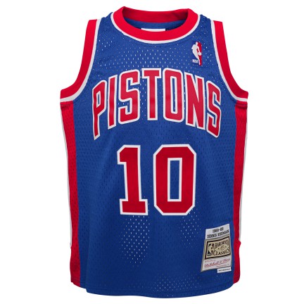 Youth Detroit Pistons Dennis Rodman Mitchell & Ness Royal 1988-89 Hardwood Classics Swingman Jersey product image 2,