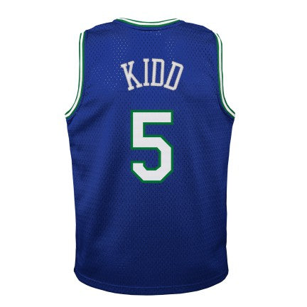 Youth Jason Kidd Dallas Mavericks Mitchell & Ness Blue 1994-95 Hardwood Classics Swingman Jersey product image 3, provided