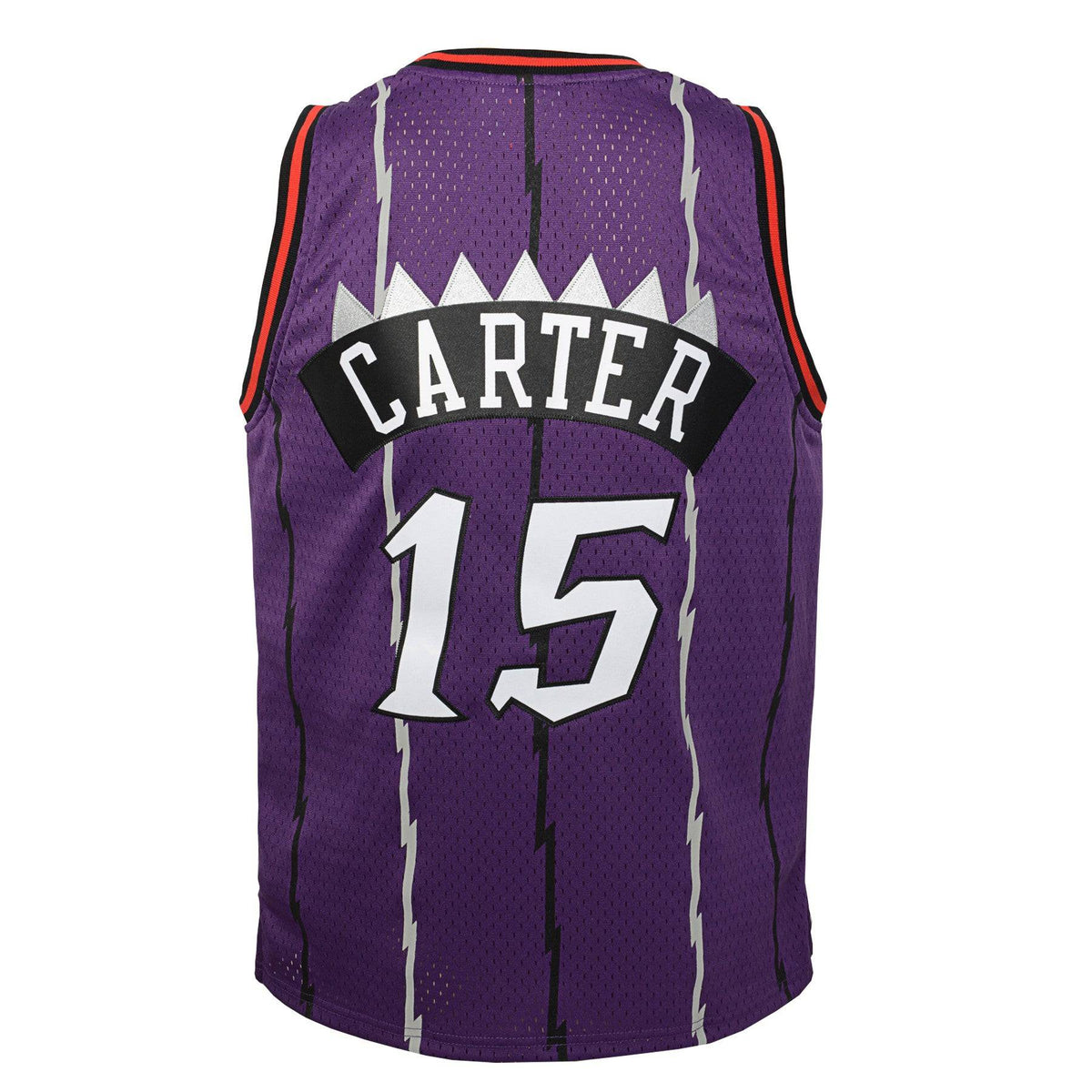 Youth Toronto Raptors Vince Carter Mitchell & Ness Purple Hardwood Classics Jersey product image 3, provided for visual