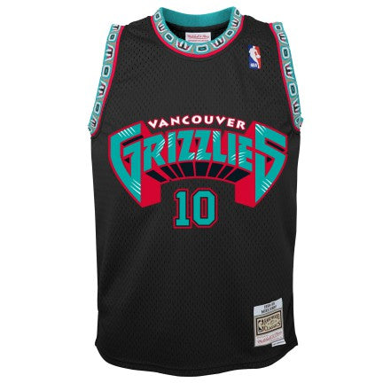 Youth Vancouver Grizzlies Mike Bibby Mitchell & Ness 1998-99 Hardwood Classics Reload 2.0 Swingman Jersey-Black product