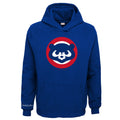 Chicago Cubs Mitchell & Ness MLB Youth Royal Blue Retro Logo Fleece Hoodie product image 1, provided for visual reference