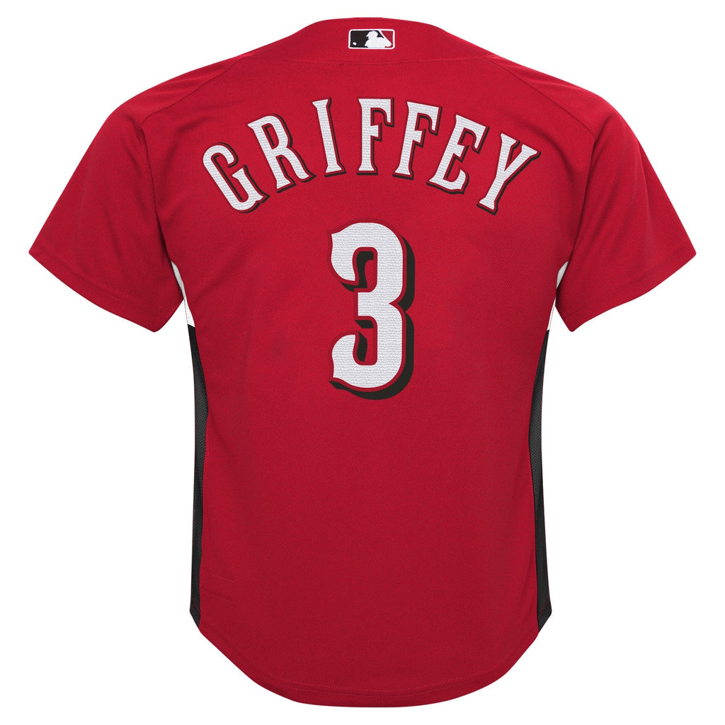 Youth Cincinnati Reds Ken Griffey Jr. Mitchell & Ness Red 2007 Cooperstown Collection Batting Practice Jersey product image