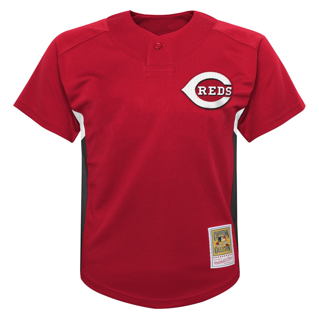 Youth Cincinnati Reds Ken Griffey Jr. Mitchell & Ness Red 2007 Cooperstown Collection Batting Practice Jersey product image
