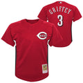 Youth Cincinnati Reds Ken Griffey Jr. Mitchell & Ness Red 2007 Cooperstown Collection Batting Practice Jersey product image