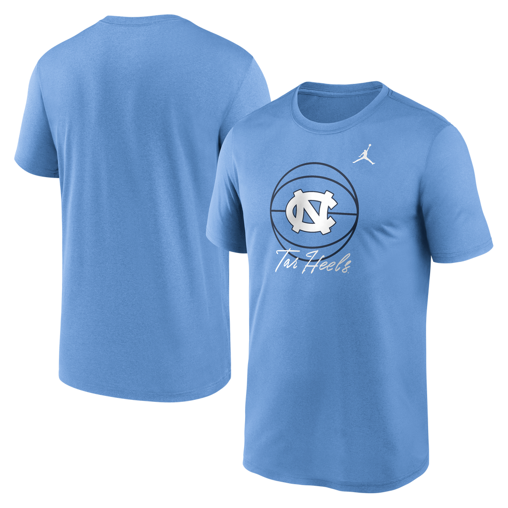 Nike North Carolina Tar Heels Draft Me T-Shirt Valor Blue for Men product image 1, provided for visual reference and product