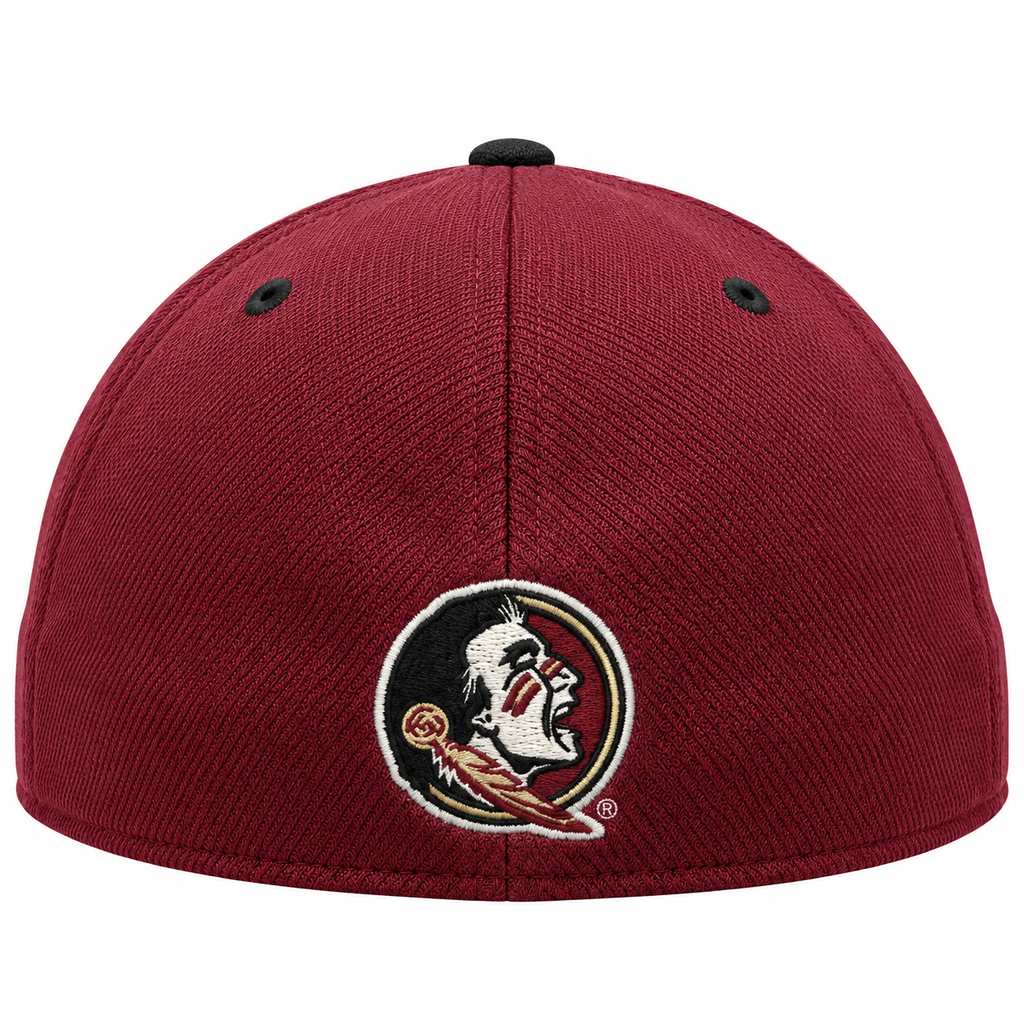 Nike Florida State Seminoles Two Tone Verbiage Flex Fit Hat product image 2, provided for visual reference and product