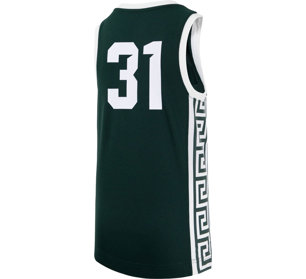 Michigan State Spartans Nike Replica #31 Basketball Jersey – Green for Men product image 3, provided for visual reference