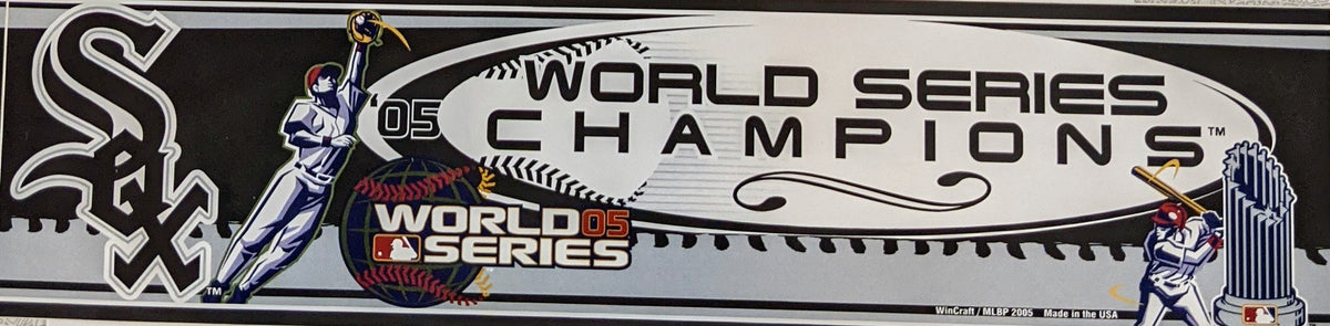 Chicago White Sox 2005 World Series Champions Bumper Sticker product image 1, provided for visual reference and product